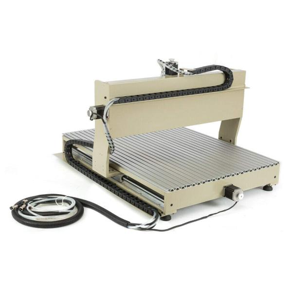 Machine à graver USB 1500 W Router 4 axes 6090 Router Machine à graver Fraiseuse + Machine à roulettes manuelle