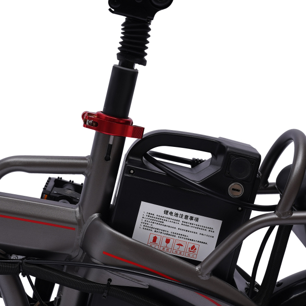 Vélo électrique pliable de 14 pouces avec moteur Vitesse maximale de 25 km/h et batterie au lithium amovible Vélo électrique de ville Trois modes de conduite/a une autonomie de 30 km Vélo électrique pliable de 14 pouces avec moteur Vitesse maximale de 25 km/h et batterie au lithium amovible Vélo électrique de ville Trois modes de conduite/a une autonomie de 30 km