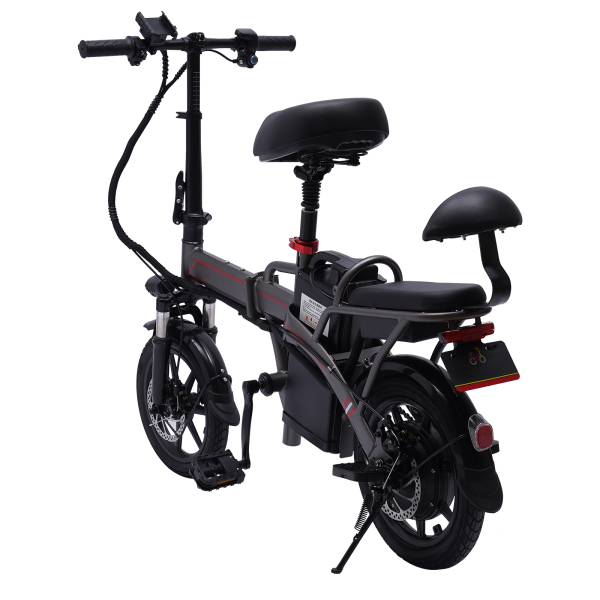 Vélo électrique pliable de 14 pouces avec moteur Vitesse maximale de 25 km/h et batterie au lithium amovible Vélo électrique de ville Trois modes de conduite/a une autonomie de 30 km Vélo électrique pliable de 14 pouces avec moteur Vitesse maximale de 25 km/h et batterie au lithium amovible Vélo électrique de ville Trois modes de conduite/a une autonomie de 30 km