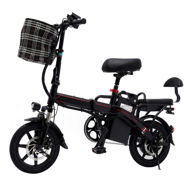 CNCEST E-Bike pliable 14 pouces avec moteur 350W 25 km/h et batterie au lithium amovible City E-Bike