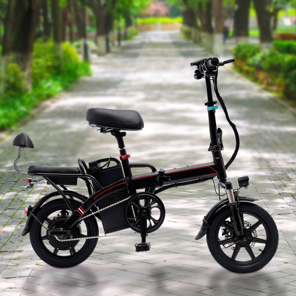 CNCEST E-Bike pliable 14 pouces avec moteur 350W 25 km/h et batterie au lithium amovible City E-Bike