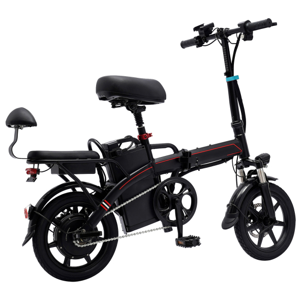 CNCEST E-Bike pliable 14 pouces avec moteur 350W 25 km/h et batterie au lithium amovible City E-Bike
