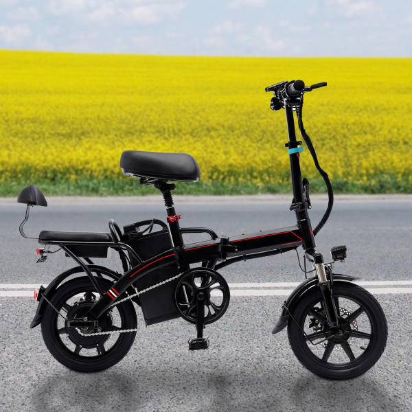 CNCEST E-Bike pliable 14 pouces avec moteur 350W 25 km/h et batterie au lithium amovible City E-Bike CNCEST E-Bike pliable 14 pouces avec moteur 350W 25 km/h et batterie au lithium amovible City E-Bike