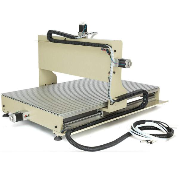 CNC DIY Machine de Gravure - 12200W 220V Broche 4 Axes 6090 CNC Routeur Graveur,Fraisage Sculpture Machine Connexion USB pour Métal, Verre, Bois, etc