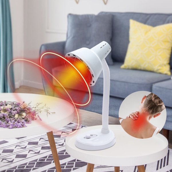 Lumière rouge infrarouge 220 V 275 W Lampe chauffante rouge pour faciliter les douleurs musculaires