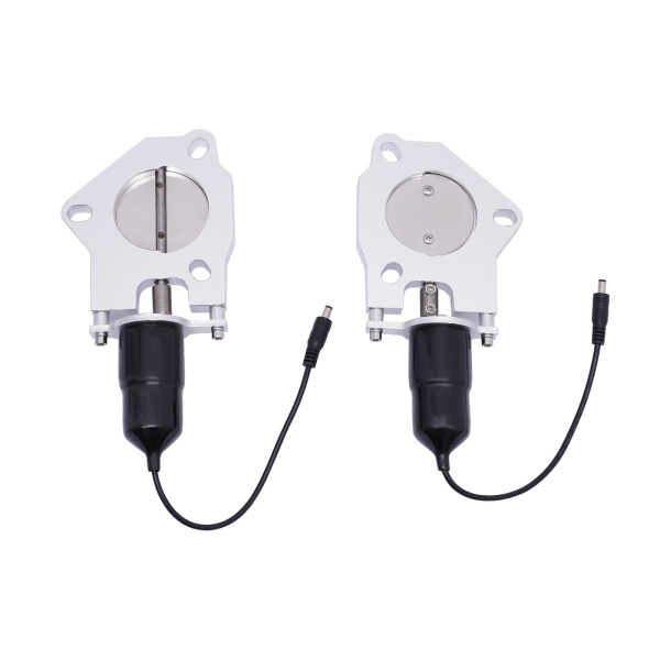 Clapet d'échappement électrique 2,5"/63 mm - Kit de commande d'échappement en acier inoxydable