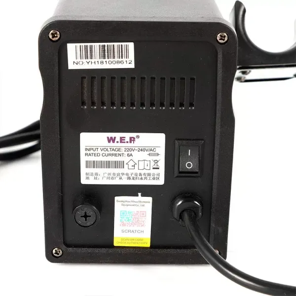 Station de soudage 700 W Fer à souder Pistolet à air chaud Reconditionnement Station de soudage 100-480 °C Station de soudage 700 W Fer à souder Pistolet à air chaud Reconditionnement Station de soudage 100-480 °C