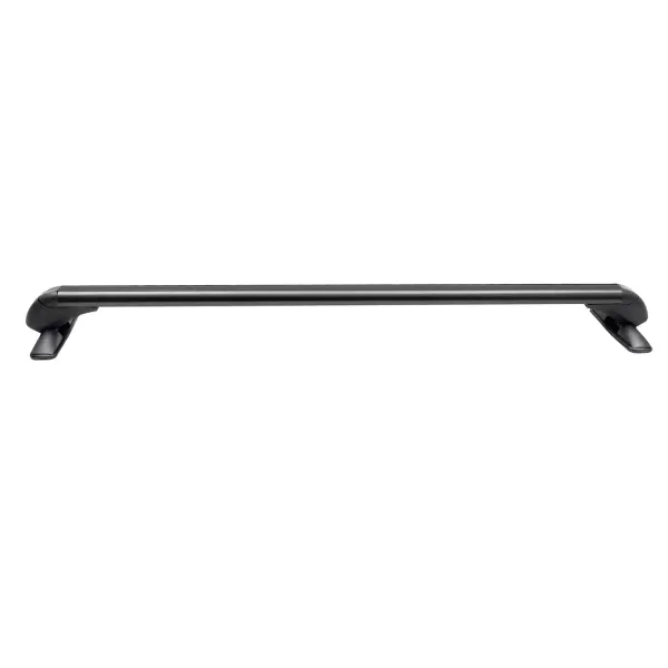 Lot de 2 barres de toit universelles verrouillables pour porte-vélos, coffre de toit, porte-skis, longueur 1 m, Noir