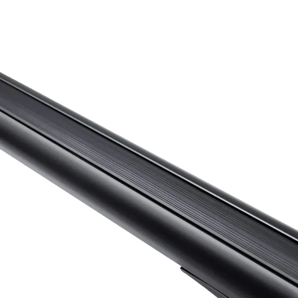 Lot de 2 barres de toit universelles verrouillables pour porte-vélos, coffre de toit, porte-skis, longueur 1 m, Noir