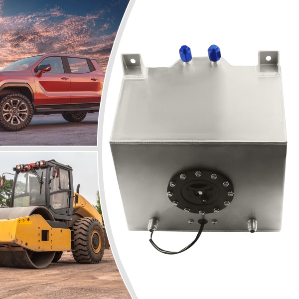 Réservoir de carburant en aluminium - Réservoir de carburant - 20 l - 30 x 30 x 20 cm - Utilisation universelle pour Hot Rod / Street Racing Réservoir de carburant en aluminium - Réservoir de carburant - 20 l - 30 x 30 x 20 cm - Utilisation universelle pour Hot Rod / Street Racing