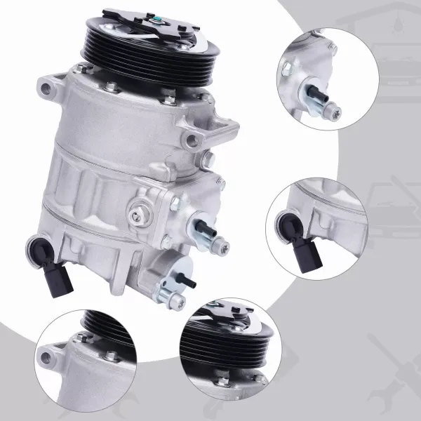 Compresseur d'air conditionné Fit 1K0820803 pour A UDI, V W, S KODA, S EAT