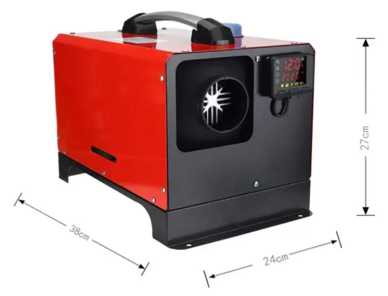 8KW dieselkachel met LCD-thermostaat voor auto, vrachtwagen, bus, caravan, sokkelverwarming