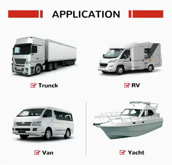 8KW dieselkachel met LCD-thermostaat voor auto, vrachtwagen, bus, caravan, sokkelverwarming