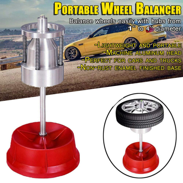 Équilibreuse de pneus portable - Pour voitures et camions - Pour pneus de 1 à 4