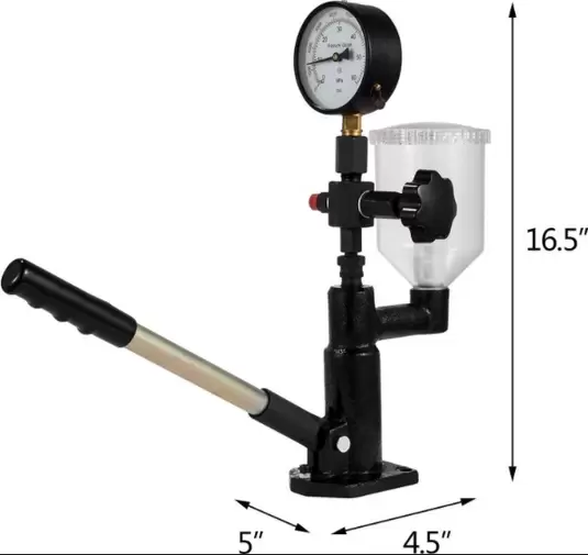 Diesel Injector Tester 4000ml - Injector Druk Tester 0-600 Bar - 60 MPa 0-8000 PSI