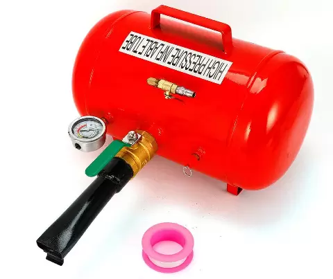 Gonfleur de pneu 5 gallons 20 l Booster de gonflage de choc Airbooster Pompe à air comprimé en acier inoxydable