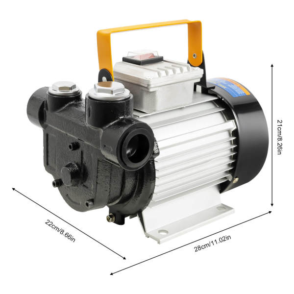 230V 550W Pompe à huile de chauffage Pompe diesel Pompe auto-amorçante Pompe d’aspiration d’huile Max.60L / min 230V 550W Pompe à huile de chauffage Pompe diesel Pompe auto-amorçante Pompe d’aspiration d’huile Max.60L / min