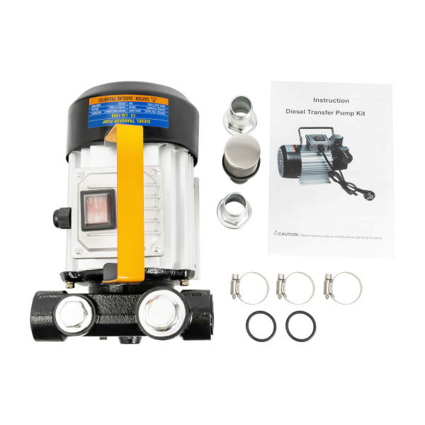 230V 550W Pompe à huile de chauffage Pompe diesel Pompe auto-amorçante Pompe d’aspiration d’huile Max.60L / min
