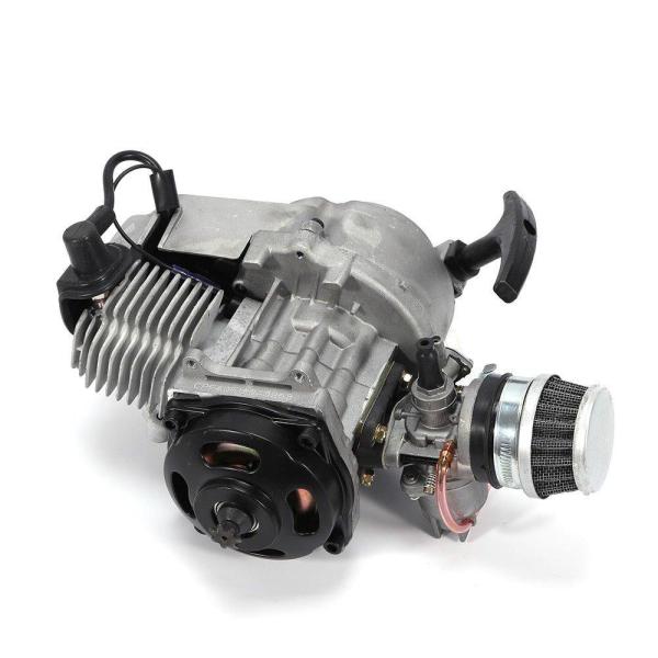 Mini moteur 49CC - Carburateur de poche - Moteur avec carburateur et filtre à air - Kit de carburateur pour Pocket Bike, Mini Dirt Bike