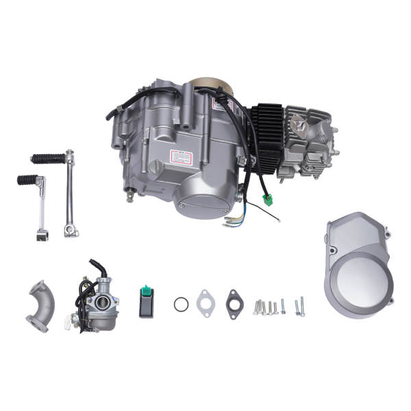 Kit de moteur 125 cm³ entièrement automatique - Démarreur électrique supérieur - Pitbike Cross - 4 vitesses - Démarreur manuel pour CRF50 XR50 Z50 Kit de moteur 125 cm³ entièrement automatique - Démarreur électrique supérieur - Pitbike Cross - 4 vitesses - Démarreur manuel pour CRF50 XR50 Z50