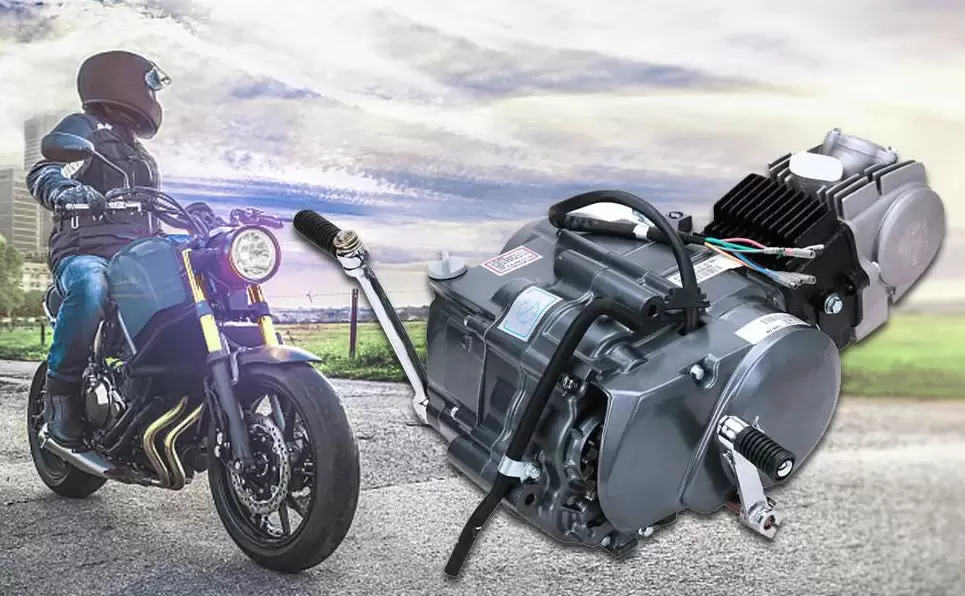 125cc motorset volautomatische top elektrische start Pitbike Cross 4 versnellingen handmatige starter voor CRF50 XR50 Z50
