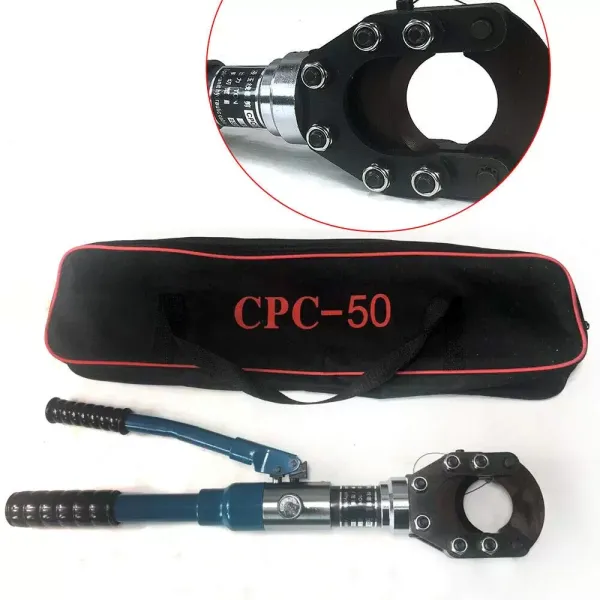 Outil de coupe 50mm de câble téléphonique de CU Alu de coupeur de câble hydraulique