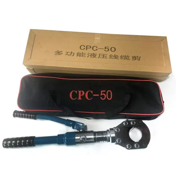 Outil de coupe 50mm de câble téléphonique de CU Alu de coupeur de câble hydraulique Outil de coupe 50mm de câble téléphonique de CU Alu de coupeur de câble hydraulique