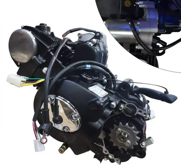 125CC 4-taktmotor - Crossmotormotor, Go Kart ATV, Startmotor met CDI-transmissie voor ATV GO Karts
