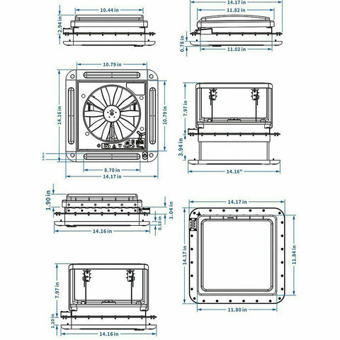 Ventilation de toit et ventilateur d'extraction