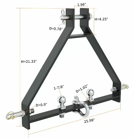 La description: Condition: Nouveau Type d'attelage de remorquage : attache rapide Largeur : 25,98