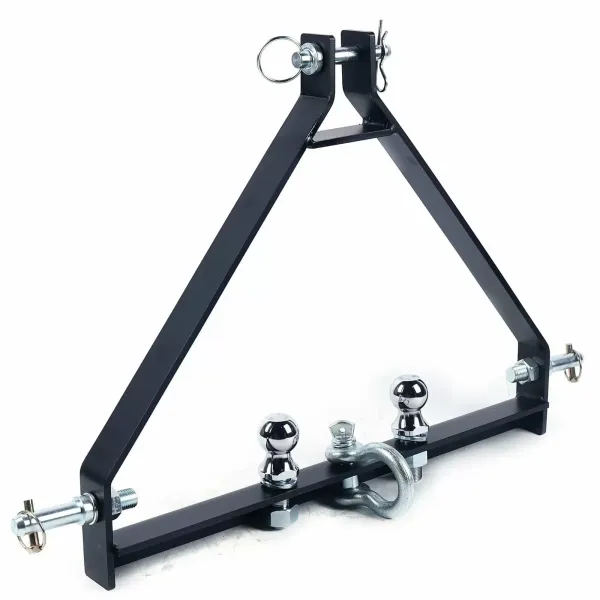 Rail d'attelage de tracteur avec suspension en trois points - 660 mm - Catégorie I Rail d'attelage