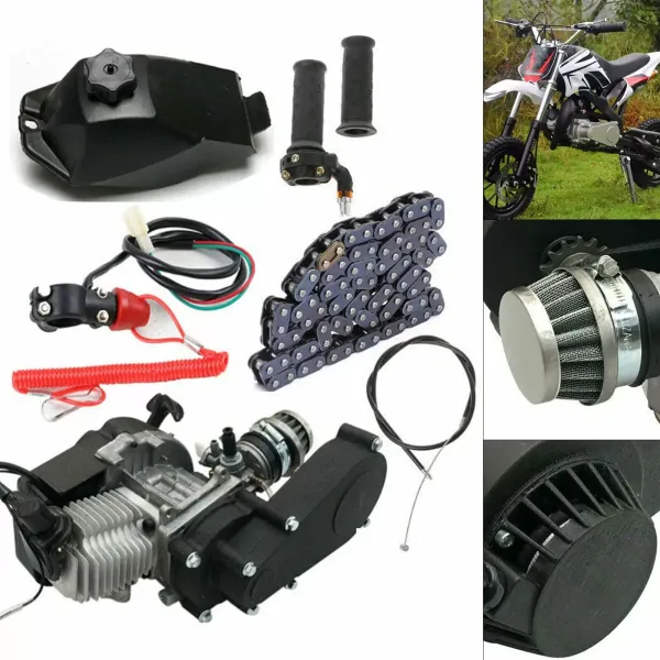 49 CC Kit moteur à 2 temps pour Pocket Mini Dirt Bike Scooter