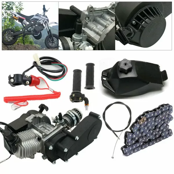 49 CC Kit moteur à 2 temps pour Pocket Mini Dirt Bike Scooter