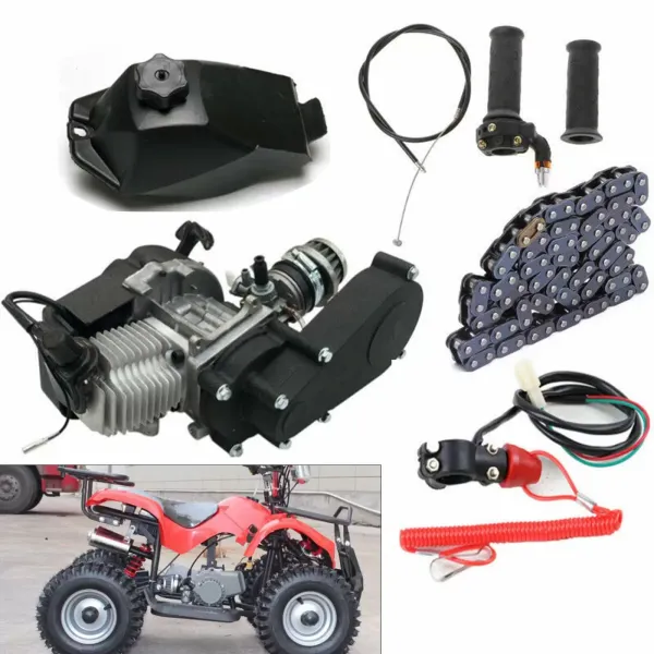 49 CC Kit moteur à 2 temps pour Pocket Mini Dirt Bike Scooter 49 CC Kit moteur à 2 temps pour Pocket Mini Dirt Bike Scooter