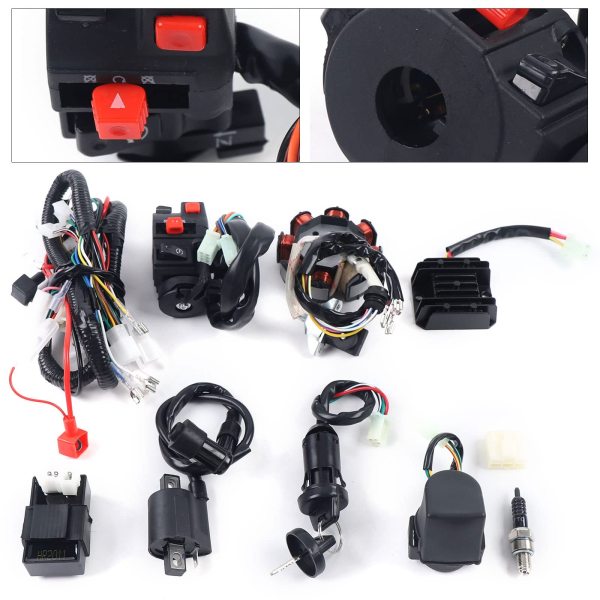 Kit complet de faisceau de câbles pour ATV Quad 150-250 300 CC Kit complet de faisceau de câbles pour ATV Quad 150-250 300 CC