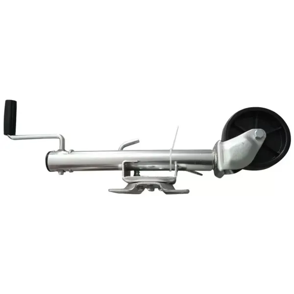 Roue jockey automatique 1200 LB - Roue jockey avec jante en métal de 60 mm pour voiture, remorque, caravane, remorque