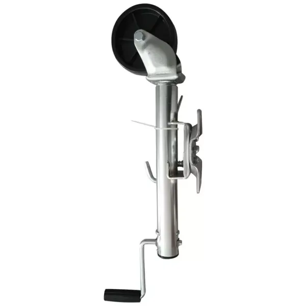 Roue jockey automatique 1200 LB - Roue jockey avec jante en métal de 60 mm pour voiture, remorque, caravane, remorque