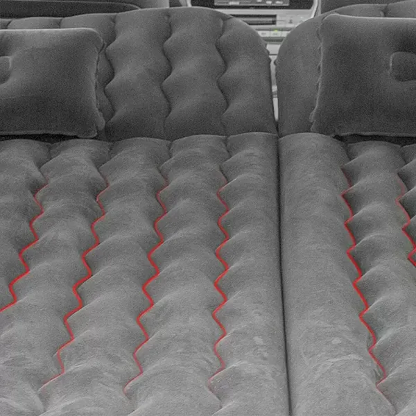 Matelas de voiture portable SUV Matelas gonflable pour camping avec 2 oreillers + pompe à air (gris) Matelas de voiture portable SUV Matelas gonflable pour camping avec 2 oreillers + pompe à air (gris)