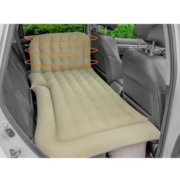 Matelas gonflable épais et mobile - Avec pompe à air pour les voyages, le camping, les activités en extérieur
