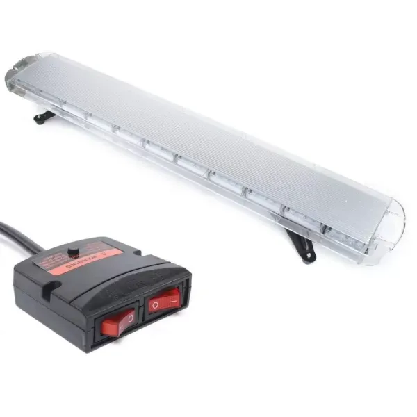 96 LED Barre Lumineuse Stroboscopique Double Face Clignotant De Signalisation 1310Mm Barre Lumineuse De Remorquage 96W Ac12-24V