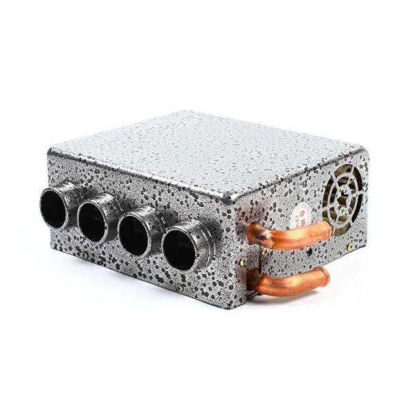 Chauffage de voiture universel compact 4 ports avec régulateur de vitesse 12 V + interrupteur