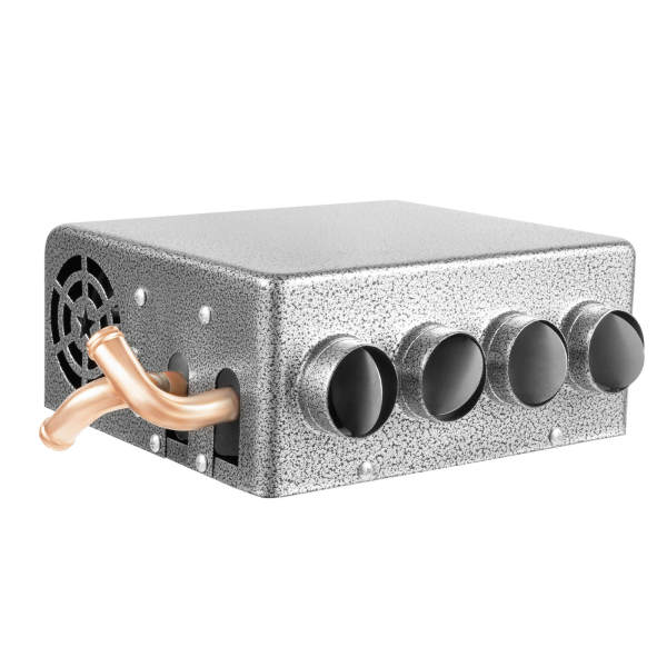 Chauffage de voiture universel compact 4 ports avec régulateur de vitesse 12 V + interrupteur