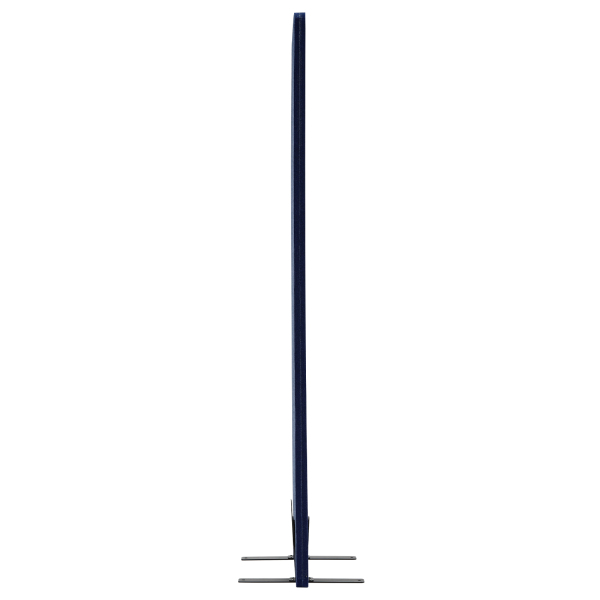 Cloison de bureau 61*168cm, séparateur de pièce, paravent bleu