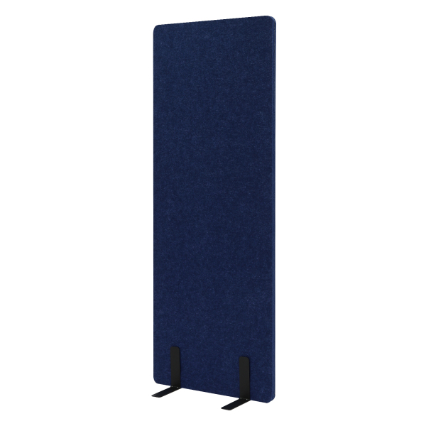 Cloison de bureau 61*168cm, séparateur de pièce, paravent bleu