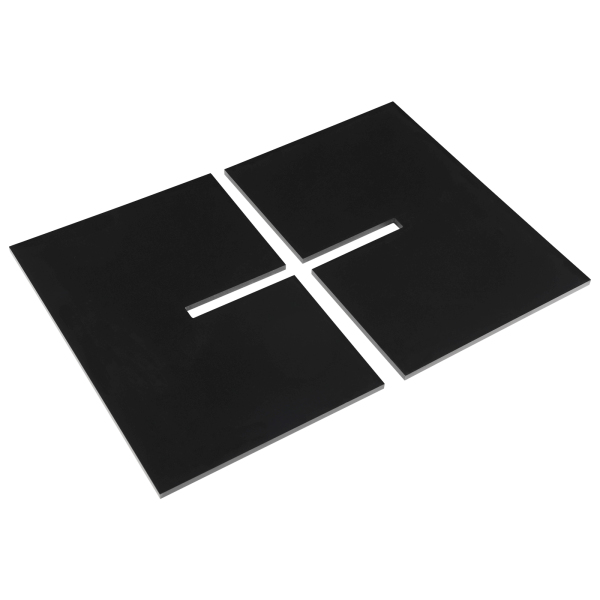 Porte-livre en acrylique, Porte-livre en acrylique avec cadre en croix, support de lecture, 32*14cm, noir