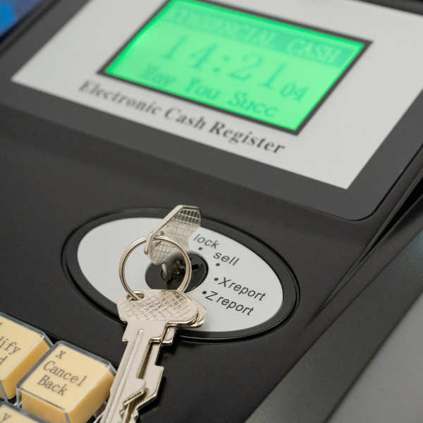 100-240V Caisse Enregistreuse Électronique Avec Tiroir-Caisse & Double Affichage Caisse Enregistreuse Pour Petites Entreprises