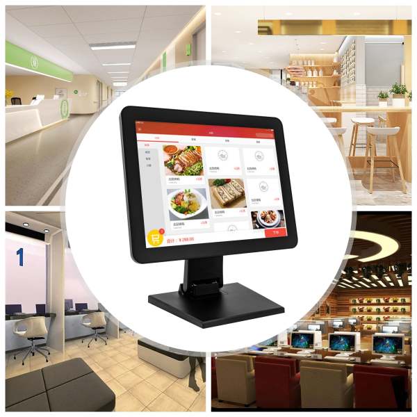 Caisse enregistreuse à écran tactile avec logiciel de caisse, Imprimante de tickets intégrée, WiFi, convient pour la restauration