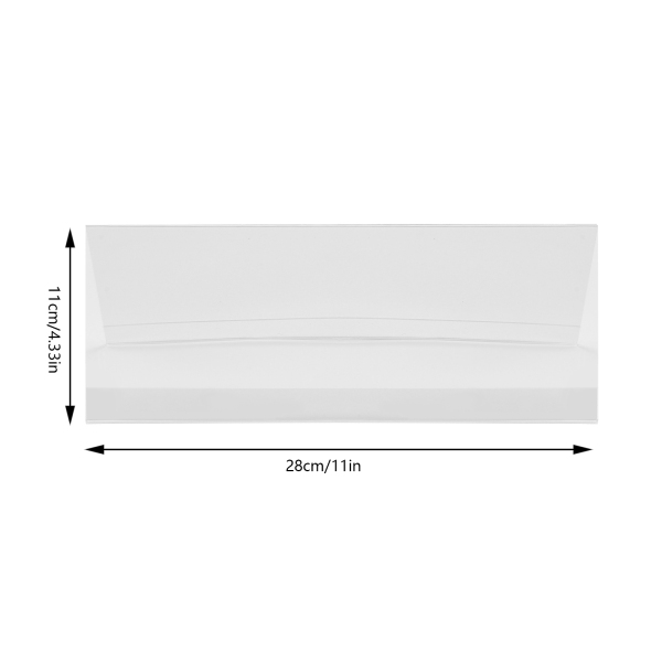 Support de tente en plastique transparent CNCEST, support de plaque d'immatriculation en plastique
