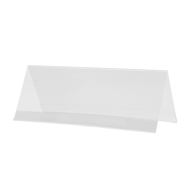 Support de tente en plastique transparent CNCEST, support de plaque d'immatriculation en plastique