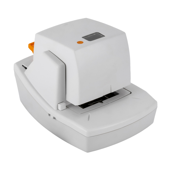 Agrafeuse électrique robuste, agrafeuse plate automatique, 70 feuilles, silencieuse, sans bourrage, pour le bureau (blanc) Agrafeuse électrique robuste, agrafeuse plate automatique, 70 feuilles, silencieuse, sans bourrage, pour le bureau (blanc)